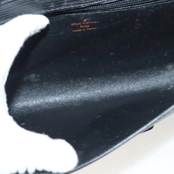 LOUIS VUITTON Epi Chaillot Clutch Bag Black M52542 LV Auth th6301 - Picture 15 of 16
